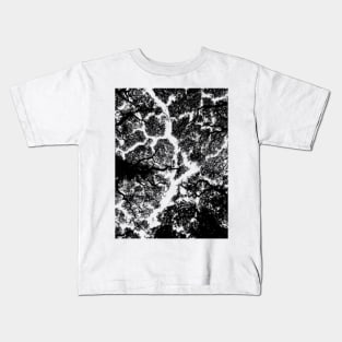 View into the trees - abstract tree texture Kids T-Shirt